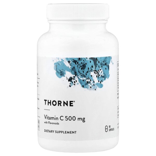 Thorne, Vitamin C with Flavonoids, Vitamin C mit Flavonoiden, 90 Kapseln