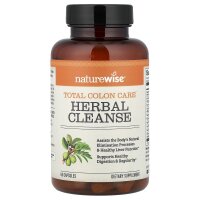 NatureWise, Total Colon Care®, Kräuterreinigung, 60 Kapseln