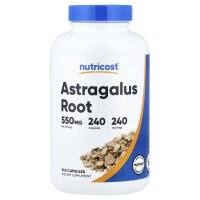 Nutricost, Astragaluswurzel, 550 mg, 240 Kapseln