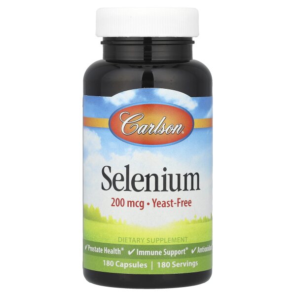 Carlson, Selen, 200 mcg, 180 Kapseln