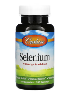 Carlson, Selen, 200 mcg, 180 Kapseln