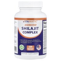 Vitamatic, Shilajit-Komplex, 120 pflanzliche Kapseln