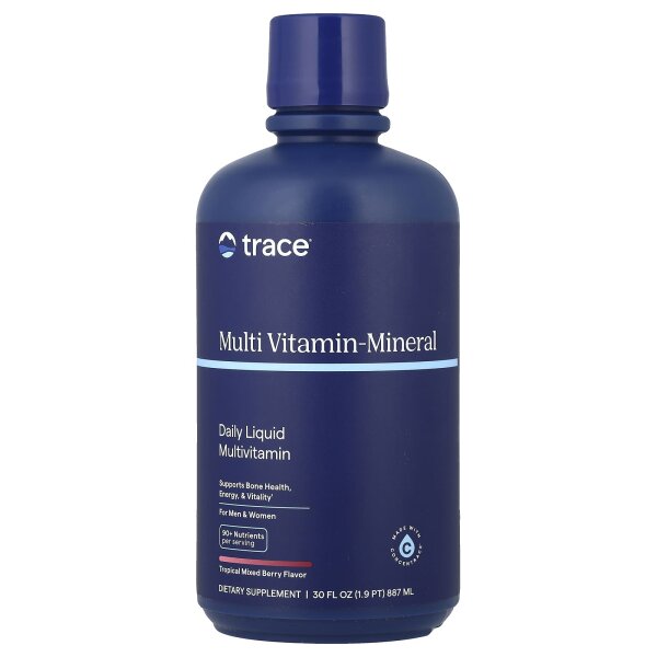 Trace, Multi Vitamin-Mineral, Multi-Vitamin-Mineral, für Männer und Frauen, gemischte tropische Beeren, 887 ml (30 fl. oz.)