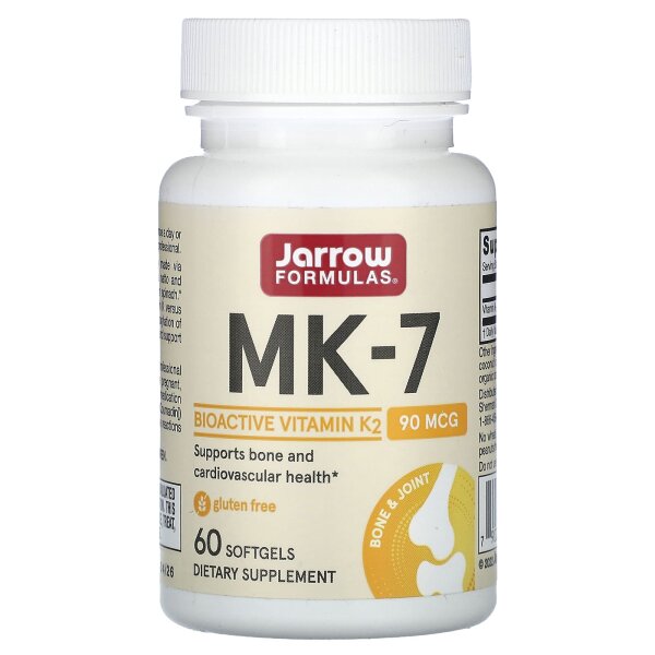 Jarrow Formulas, MK-7, 90 mcg, 60 Weichkapseln