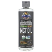 Garden of Life, Dr. Formulated Brain Health, 100% Bio-Kokosnuss-MCT-Öl, geschmacksneutral, 473 ml (16 fl. oz.)