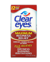 Clear Eyes, Maximum Redness Relief, Lubricant/Redness...