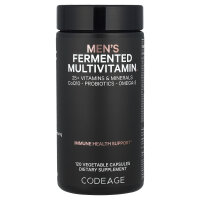 Codeage, Men’s Fermented Multivitamin, fermentiertes Multivitamin für Männer, 120 pflanzliche Kapseln