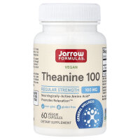 Jarrow Formulas, Vegan Theanine 100, 100 mg, 60 vegetarische Kapseln
