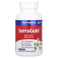 Enzymedica, SerraGold, High Potency Serrapeptase, leistungsstarke Serrapeptase, 120 Kapseln