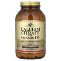 Solgar, Calciumcitrat mit Vitamin D3, 240 Tabletten