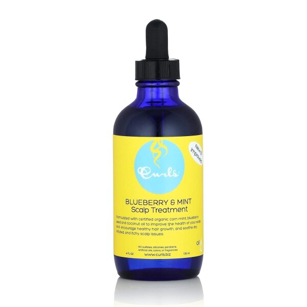 Curls, Scalp Treatment, Kopfhautbehandlung, Heidelbeere und Minze, 120 ml