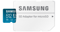 Samsung EVO Select (2024) microSD-Karte + SD-Adapter, 512 GB, OHNE OVP