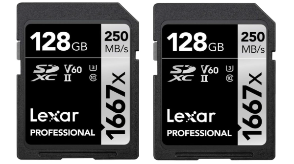 Lexar Professional 1667x SD Karte 128GB 2er-Pack SDXC UHS-II, OHNE OVP