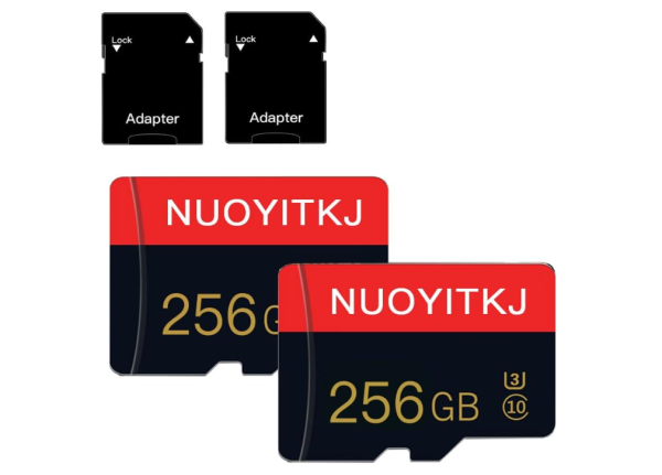 2 Pack 256 GB Memory Card -Kartenklasse 10 Speicherkarte mit -Adapter OHNE OVP