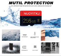 2 Pack 256 GB Memory Card -Kartenklasse 10 Speicherkarte...