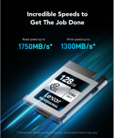 Lexar 128GB CFexpress Speicherkarte Typ B, 1750 MB/s, OHNE OVP