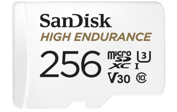 SanDisk High Endurance microSDXC Speicherkarte 256 GB + Adapter, OHNE OVP