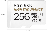 SanDisk High Endurance microSDXC Speicherkarte 256 GB +...