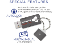 Integral 64GB Crypto-197 256-Bit 3.0 USB-Stick verschlüsselt