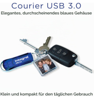 Integral 1TB USB 3.2 Gen 1 Flash-Laufwerk Courier Blau, bis zu 120MB/s, OHNE OVP