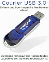 Integral 1TB USB 3.2 Gen 1 Flash-Laufwerk Courier Blau, bis zu 120MB/s, OHNE OVP