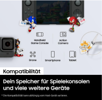 Samsung Sonic the Hedgehog(TM) microSD-Karte + SD-Adapter, 1 TB, OHNE OVP