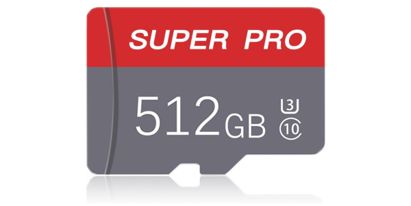 512GB Micro SD Card Class 10 + Adapter für Kamera, Handy,Computer,Tablet,Drone