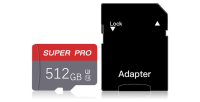 512GB Micro SD Card Class 10 + Adapter für Kamera, Handy,Computer,Tablet,Drone
