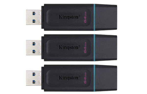 Kingston DataTraveler Exodia Flash-Laufwerk, 64 GB, DTX/64 GB, 3 St, OHNE OVP
