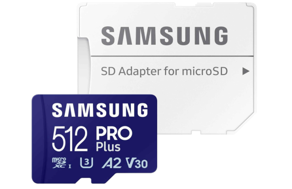 Samsung PRO Plus MicroSD Speicherkarte, 512GB + Adapter, OHNE OVP