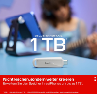 SanDisk Phone Drive USB Type-C Flash-Laufwerk 1 TB, 150 MB/s, OHNE OVP