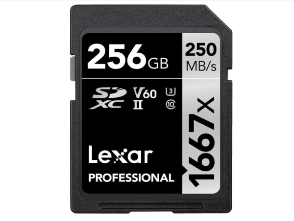 Lexar Professional 1667x SD Karte 256GB, SDXC UHS-II, OHNE OVP