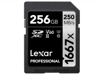 Lexar Professional 1667x SD Karte 256GB, SDXC UHS-II, OHNE OVP