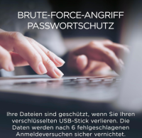 Integral 64GB Crypto-C Dual Verschlüsselter USB-Flash-Speicherstick, OHNE OVP