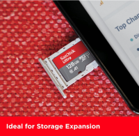 SanDisk Ultra microSDXC Karte 128GB + Adapter, bis zu 140MB/s Lesen, OHNE OVP