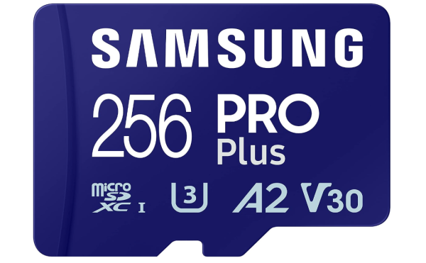 Samsung PRO Plus microSD-Karte + SD-Adapter, 256 GB, OHNE OVP