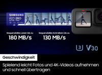 Samsung PRO Plus microSD-Karte + SD-Adapter, 128 GB, OHNE OVP