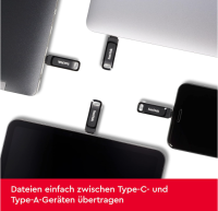 SanDisk 256 GB Ultra Dual Drive GO, USB-C & USB-A , 400 MB/s, OHNE OVP