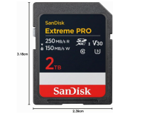 SanDisk Extreme PRO Extreme PRO SDXC UHS-I Speicherkarte 2TB, OHNE OVP