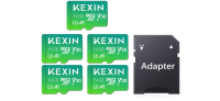 KEXIN 64GB Micro SD Karte 5erPack, microSDXC Speicherkarte, UHS-I U3 A1 Class10