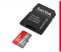 SanDisk Ultra Android microSDXC UHS-I Speicherkarte 256 GB + Adapter, OHNE OVP