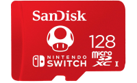 SanDisk 128GB microSD Karte, Super Mario Super Mushroom Edition, OHNE OVP