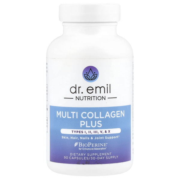 Dr. Emil Nutrition, Multi Collagen Plus, Multi-Kollagen Plus, 90 Kapseln