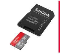SanDisk Ultra microSDXC UHS-I-Speicherkarte 128 GB + Adapter 2er-Pack, OHNE OVP