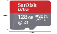 SanDisk Ultra microSDXC UHS-I-Speicherkarte 128 GB + Adapter 2er-Pack, OHNE OVP