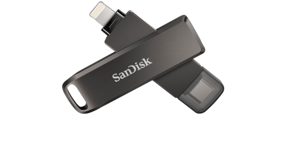 SanDisk iXpand Luxe Flash-Laufwerk 2-in-1 iPhone Speicher 256 GB, OHNE OVP