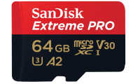 SanDisk 64 GB Extreme PRO microSDXC-Karte + SD-Adapter,...