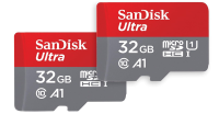 SanDisk Ultra 32 GB microSDHC Memory Cards + SD Adapter,...