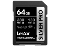 Lexar SILVER PRO SD Karte 64GB, UHS-II SD Speicherkarte,...
