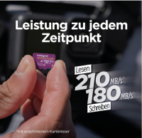 Integral Momentum I 1 TB microSDXC-Karte – bis 210 MB/s, OHNE OVP